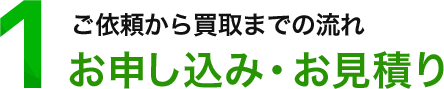 1.お申し込み・お見積り