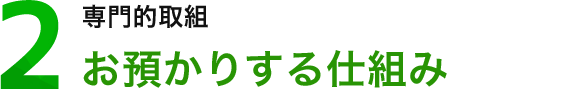 お預かりする仕組み